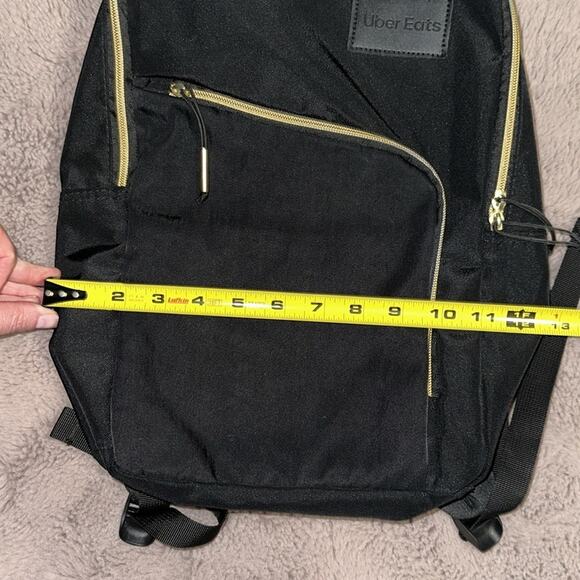Beautiful Black BeeMini Backpack with Uber Eats Patch - Picture 8 of 8